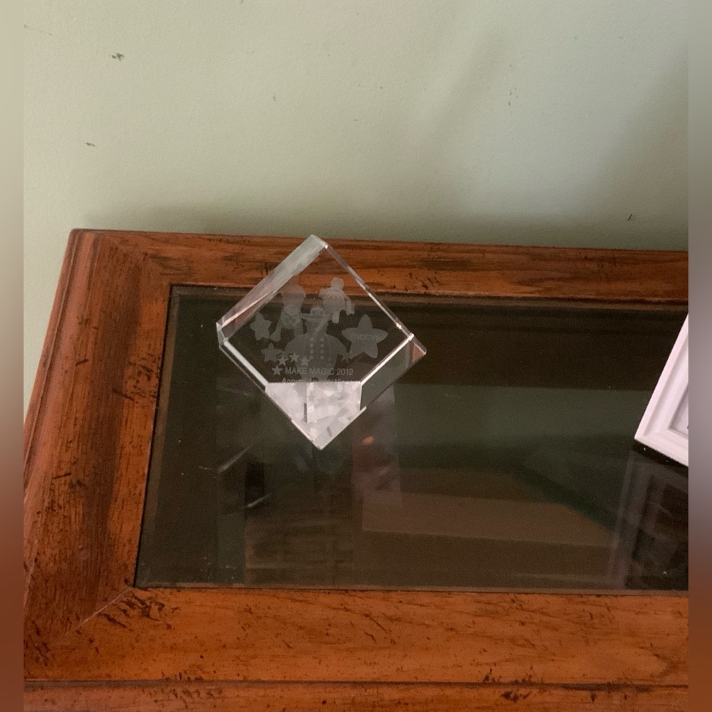 RARE, LASER ENGRAVED MACY’s EMPLOYEE AWARD. "MAKE MAGIC"